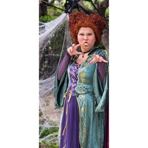 HOCUS POCUS Winifred Sanderson sister costume, wig and teeth